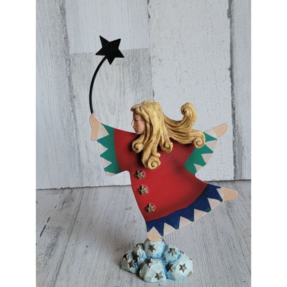 Russ rustic angel cloud Star Dance home decor figure Nativity‎